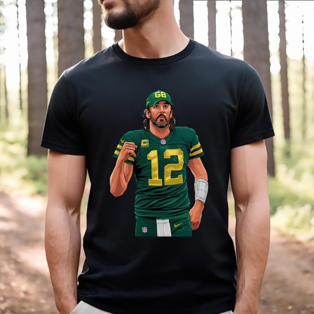 NFL Aaron Rodgers Green Bay Packers Case Retro Football Fan Collector Classic 05